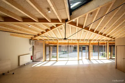 extension bois salle communale