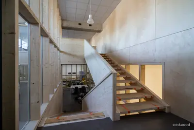bureaux habillage bois sénechal ballester