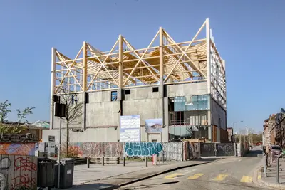 Charpente salle Saint Sauveur