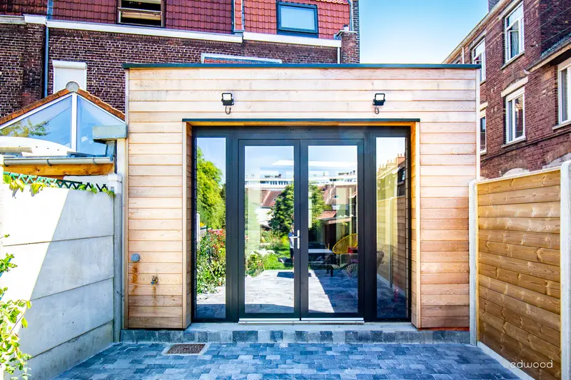 extension côté terrasse