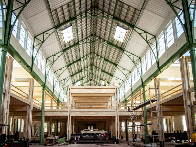 Palais Rameau aménagement bois